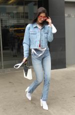 BELLA HADID in Jeans Leaves Her Apartment in New York 03/18/2017 - superiorpics celebrity forums