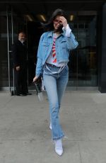 BELLA HADID in Jeans Leaves Her Apartment in New York 03/18/2017 - superiorpics celebrity forums