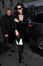 BELLA HADID Leaves Chanel Office in Paris 03/05/2017