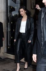 BELLA HADID Leaves Four Seasons George V Hotel in Paris 03/04/2017