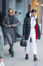 BELLA HADID Leaves Her Apartment in New York 03/10/2017
