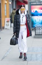 BELLA HADID Leaves Her Apartment in New York 03/10/2017