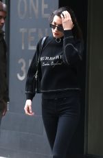BELLA HADID Leaves Her Apartment in New York 03/30/2017