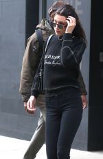 BELLA HADID Leaves Her Apartment in New York 03/30/2017