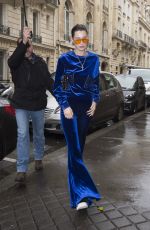 BELLA HADID Leaves Her Hotel in Paris 03/06/2017