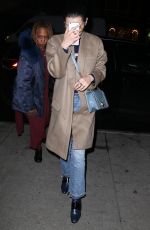 BELLA HADID Night Out in New York 03/08/2017