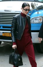 BELLA HADID Out and About in New York 03/21/2017