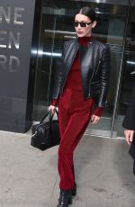 BELLA HADID Out and About in New York 03/21/2017