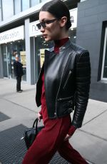 BELLA HADID Out and About in New York 03/21/2017