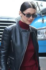 BELLA HADID Out and About in New York 03/21/2017