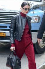 BELLA HADID Out and About in New York 03/21/2017