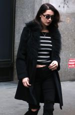 BELLA HADID Out and About in New York 03/28/2017