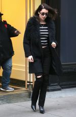 BELLA HADID Out and About in New York 03/28/2017
