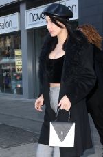 BELLA HADID Out in New York 03/17/2017