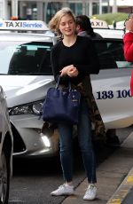 BELLA HEATHCOTE Arrives at Sydney Airport 02/25/2017