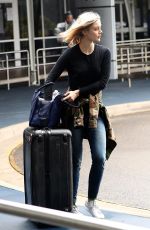 BELLA HEATHCOTE Arrives at Sydney Airport 02/25/2017