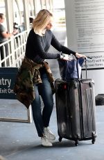 BELLA HEATHCOTE Arrives at Sydney Airport 02/25/2017