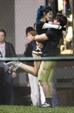 BELLA THORNE on the Set of Assassination Nation in New Orleans 03/o8/2017