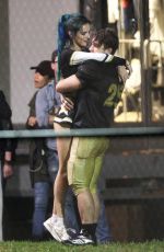 BELLA THORNE on the Set of Assassination Nation in New Orleans 03/o8/2017