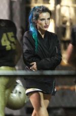 BELLA THORNE on the Set of Assassination Nation in New Orleans 03/o8/2017