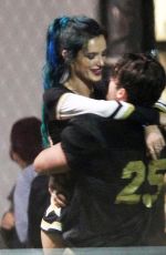 BELLA THORNE on the Set of Assassination Nation in New Orleans 03/o8/2017