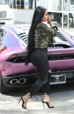 BLAC CHYNA Arrives at a Social Security Office in Los Angeles 03/30/2017