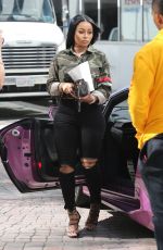 BLAC CHYNA Arrives at a Social Security Office in Los Angeles 03/30/2017