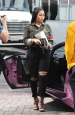 BLAC CHYNA Arrives at a Social Security Office in Los Angeles 03/30/2017