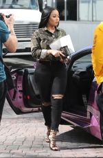 BLAC CHYNA Arrives at a Social Security Office in Los Angeles 03/30/2017
