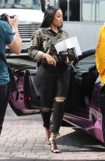 BLAC CHYNA Arrives at a Social Security Office in Los Angeles 03/30/2017