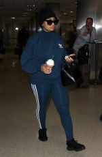 BLAC CHYNA at LAX Airport in Los Angeles 03/01/2017