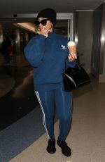 BLAC CHYNA at LAX Airport in Los Angeles 03/01/2017