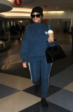 BLAC CHYNA at LAX Airport in Los Angeles 03/01/2017