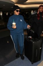 BLAC CHYNA at LAX Airport in Los Angeles 03/01/2017
