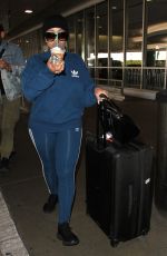 BLAC CHYNA at LAX Airport in Los Angeles 03/01/2017