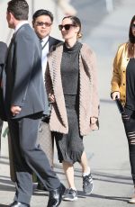 BRIE LARSON Arrives at Jimmy Kimmel Live in Hollywood 03/-8/2017