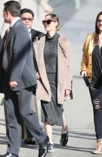 BRIE LARSON Arrives at Jimmy Kimmel Live in Hollywood 03/-8/2017