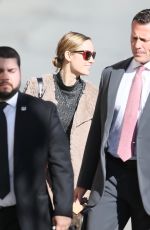 BRIE LARSON Arrives at Jimmy Kimmel Live in Hollywood 03/-8/2017