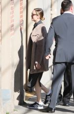BRIE LARSON Arrives at Jimmy Kimmel Live in Hollywood 03/-8/2017