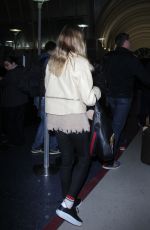 BRIE LARSON at LAX Airport in Los Angeles 03/07/2017
