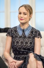 BRIE LARSON at Lorraine TV Show in London 03/02/2017