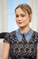 BRIE LARSON at Lorraine TV Show in London 03/02/2017