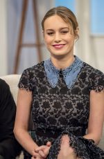 BRIE LARSON at Lorraine TV Show in London 03/02/2017