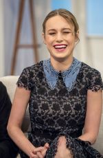 BRIE LARSON at Lorraine TV Show in London 03/02/2017