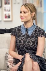 BRIE LARSON at Lorraine TV Show in London 03/02/2017