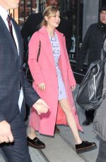 BRIE LARSON Leaves AOL Studios in New York 03/06/2017