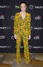 CAITY LOTZ at Heroes & Aliens Panel at Paleyfest in Hollywood 03/18/2017