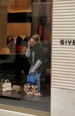 CANDICE SWANEPOEL in Ripped Jeans Out Shopping in New York 03/24/2017
