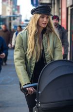 CANDICE SWANEPOEL Out and About in New York 03/17/2017