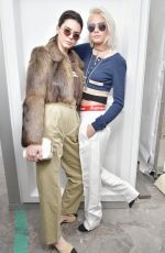 CARA DELEVINGNE and KENDALL JENNER at Chanel Fashion Show in Paris 03/07/2017